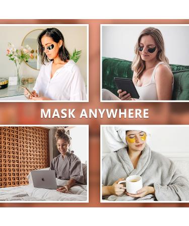 PURE SOL Charcoal Under Eye Patches - 12 Pairs Hydrogel Mask for Dark Circles & Wrinkles - Moisturizing Under Eye Treatment for Women - Buy Online on GoSupps.com