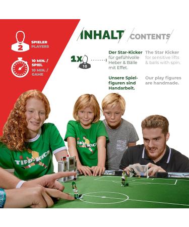 Tip-Kick Star Kicker VfB Stuttgart Classic Edition | Original Football Player Game | Fun for All Ages | Jersey White/Red Accessories - Buy Online on GoSupps.com
