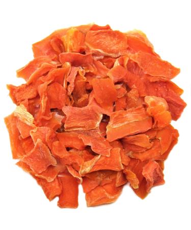 Dried Carrots by Its Delish, 1 lb Bulk Bag of Dehydrated Carrot Dices for Soup Vegetables, Food Supply and Camping 1 Pound (Pack of 1)