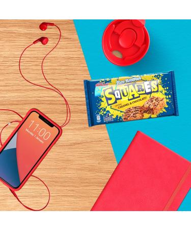 Kellogg's Rice Krispies Squares Chocolate Caramel Snack Bars Box 4 x 36g - Buy Online on GoSupps.com