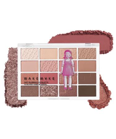 Netflix Soft Blurring Eye Palette - 24 Bloody Game Blurring by Wakemake for Women - 0.49 oz Eye Shadow