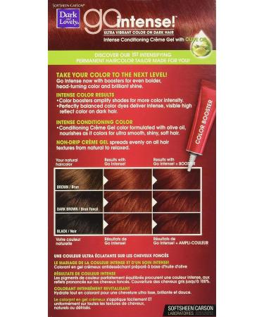 Dark and Lovely Ultra Vibrant Spicy Red Hair Color - Intense Hair Dye with Olive Oil - Buy Online on GoSupps.com