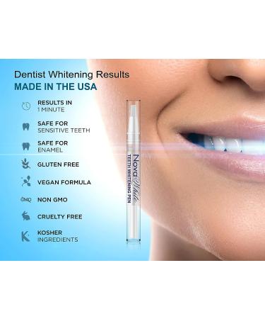 Teeth Whitening Pen (2 pk) - 20+ Treatments Each | Instant Whitening, Painless & No Sensitivity | Whiter in 1 Minute | On the Go & Easy Brush On | 35% Carbamide Peroxide - Buy Online on GoSupps.com