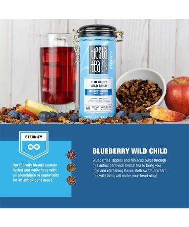 Tiesta Tea Blueberry Wild Child - Premium Caffeine-Free Loose Leaf Tea 5.5 oz - Buy Online on GoSupps.com