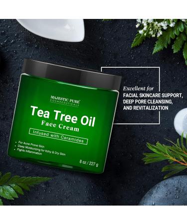 MAJESTIC PURE Tea Tree Body Wash and Tea Tree Face Cream Bundle - Buy Online on GoSupps.com