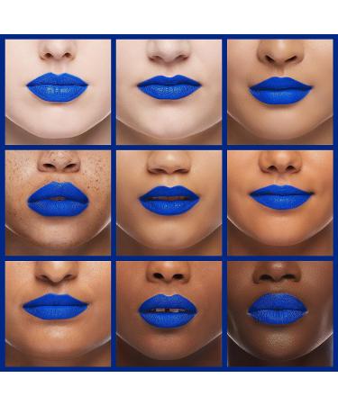 AMY'S DIARY 2pcs Blue Matte Lip Liner and Lipstick Set - Waterproof 24H Liquid Lipstick & Long-Lasting Lip Liner - Matte Makeup Kit (08) - Buy Online on GoSupps.com
