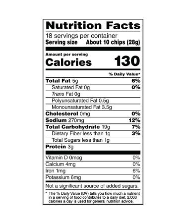 Stacy's Simply Naked Party Size Pita Chips - 18 Ounce - Buy Online on GoSupps.com