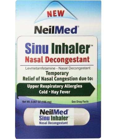 Neilmed Sinu Inhaler Nasal Decongestant 0.007 oz - Fast Relief - Buy Online on GoSupps.com