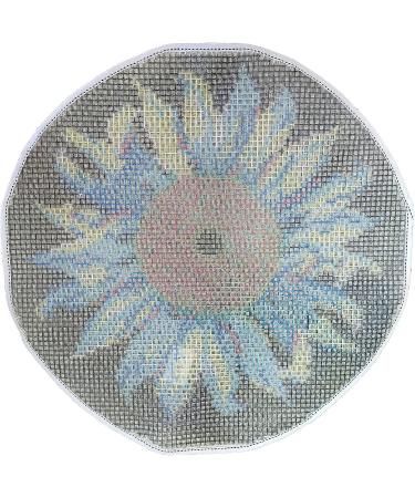 MIAOLLUN Sunflower Latch Hook Rug Kit - DIY Crochet Yarn Embroidery Decoration - 20.4 X 20.4 (52 * 52cm) - Buy Online on GoSupps.com