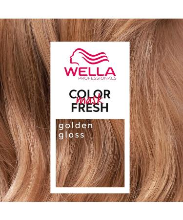 Wella Professional Color Fresh Mask Temporary Hair Color Refresh Treatment Semi-Permanent Hair Dye Hair Gloss Treatment Golden Gloss 500 ml - Buy Online on GoSupps.com