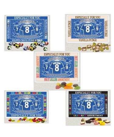 Leicester Personalised Football Shirt Gift Boxed Sweets