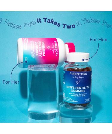 Pink Stork His and Hers Fertility Gummies Bundle - Fertility Support for Women and Fertility Support for Men - Buy Online on GoSupps.com