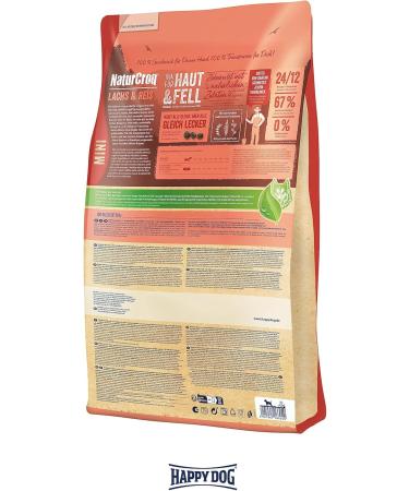 Happy Dog NaturCroq Mini Lachs & Reis 800g - Premium Dog Food for Small Breeds | International Shipping Available - Buy Online on GoSupps.com