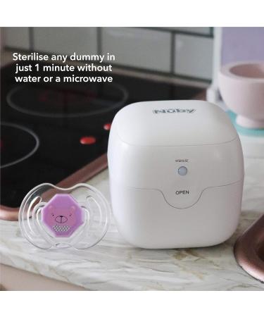 Nuby UV Dummy Steriliser No Water Chemicals Cooling or Drying Required. Kills 99.9% of Germs 2021 Version - Buy Online on GoSupps.com
