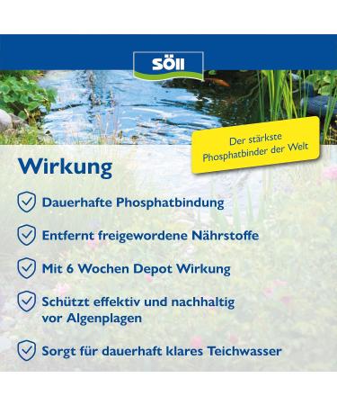 S ll 80494 Phoslock Algae Stop - 10 kg Phosphate Binder for Year-Round Pond Maintenance & Algae Prevention - Buy Online on GoSupps.com