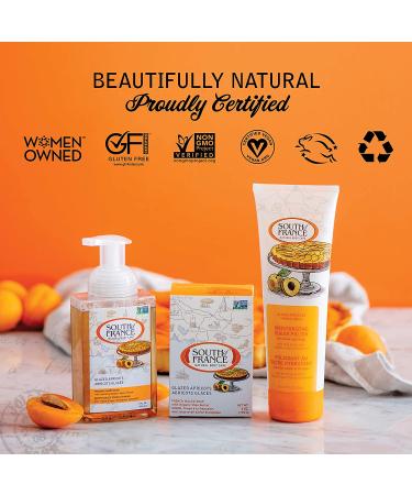 Glazed Apricots Sugar Polish | Moisturizing Hand & Body Scrub | South of France | 8 oz Shea Butter & Sunflower Oil - Buy Online on GoSupps.com