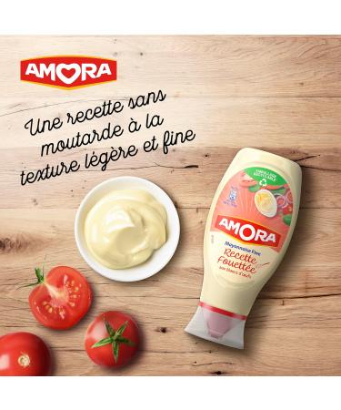 Amora Mayonnaise Whipped Recipe Soft Bottle 398g - Buy Online on GoSupps.com