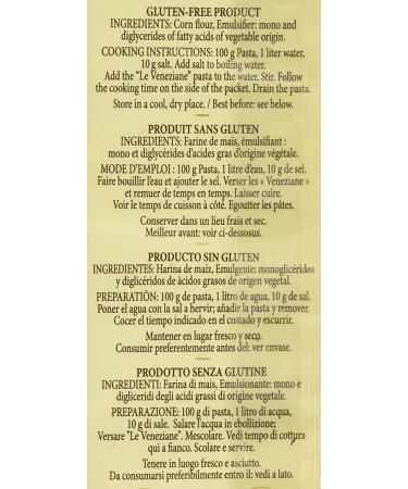 Le Veneziane Gluten-Free Fettuccine Pasta - 8.8 Ounce - Buy Online - Buy Online on GoSupps.com