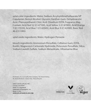 Splat Ombre Fire Semi-Permanent Fantasy Hair Color Kit - Vibrant International Shipping Available - Buy Online on GoSupps.com