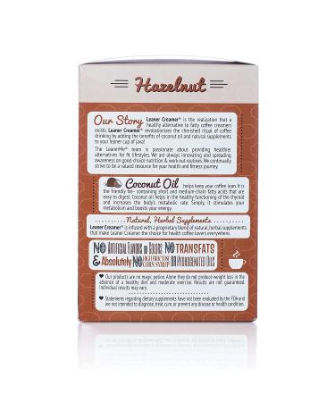 Leaner Creamer Sugar Free Hazelnut Coffee Creamer - 20 Servings | Low-Calorie Delight - Buy Online on GoSupps.com