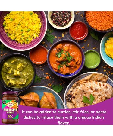 Patak's Aubergine Pickle 312g x3 - Authentic Indian Condiment Trio - Buy Online on GoSupps.com