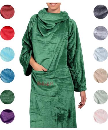 Personalized Hohoho Blanket | Warm Fluffy Hoodie Blanket for Women | Perfect Gift - 150x180cm - Buy Online on GoSupps.com
