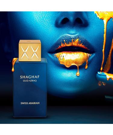 Swiss Arabian Shaghaf Oud Azraq Limited Edition - Luxury Products From Dubai - Long Lasting and Addictive EDP Spray Fragrance - Seductive Signature Aroma - Luxurious Scent of Arabia - 2.5 oz - Buy Online on GoSupps.com