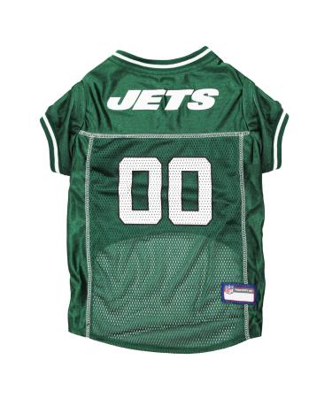 NFL New York Jets Dog Jersey, Size: XX-Large. Best Football Jersey Costume for Dogs & Cats. Licensed Jersey Shirt.