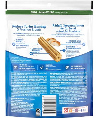 DentaLife Daily Oral Care Dog Treats for Mini Breed Dogs - 193 g Pouch (1 Pack) 193 g (Pack of 1) - Buy Online on GoSupps.com