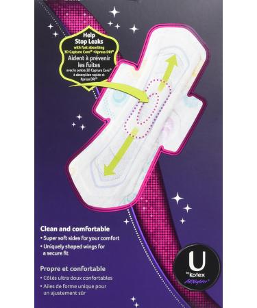 U by Kotex Allnighter Ultra Thin Overnight Pads - 26 Pads - Buy Online on GoSupps.com