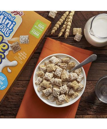 Kellogg's Frosted Mini-Wheats Little Bites Original High Fiber Cereal 9.9lb Case (10 Boxes) - Kids Snacks - 15.9oz (Pack of 10) - Buy Online on GoSupps.com