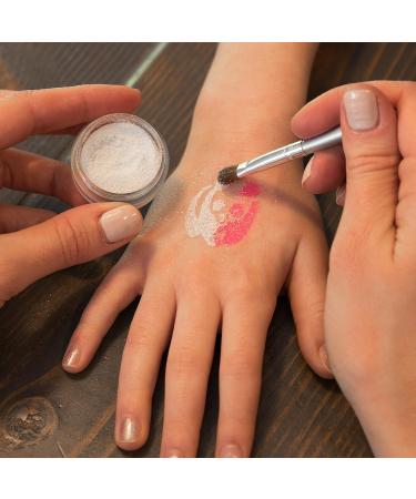 Glitter Tattoo Kit for Girls - 15 Color Jars, 32 Stencils, Glue Applicator & Brushes - Hypoallergenic, Waterproof, Easy to Apply - Buy Online on GoSupps.com