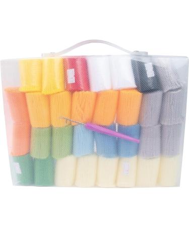 LUBOT Wolf Latch Hook Kit - DIY Rug Making Kit for Kids/Adults - Printed Canvas Pattern - 20 X 15 Grey Wolf - Buy Online on GoSupps.com