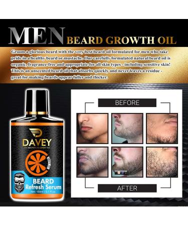 Beard Growth Oil for Men | Premium Beard Serum & Care Kit for a Fuller Beard - Buy Online on GoSupps.com