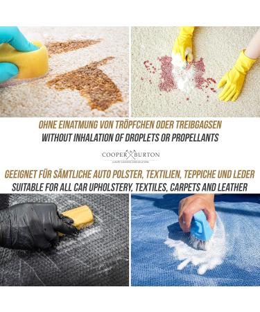 Cooper & Burton Sofa & Carpet Cleaner Concentrate 500g - Sustainable Upholstery & Stain Remover for Car Seats & Couches - Buy Online on GoSupps.com