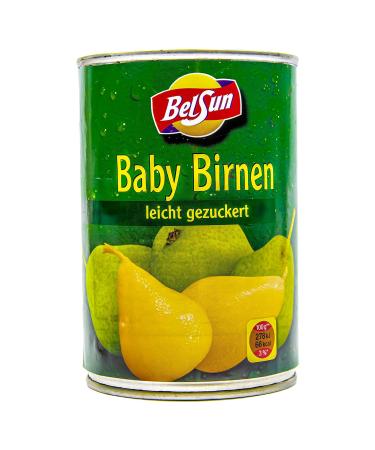Buy Whole Baby Pears in Light Syrup | 6 Cans of Tender Summer Fruit - 425g | Top Quality Spanish Pears - Buy Online on GoSupps.com