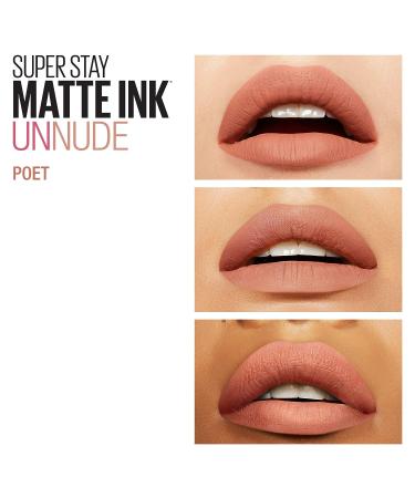 Maybelline Superstay Matte Ink Un-nude Liquid Lipstick Poet 2 Pack - 0.34 Fl Oz (Pack of 2) - Buy Online on GoSupps.com