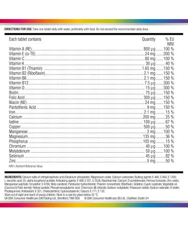 Centrum Men 50+ Multivitamin Tablets for Men Vitamins with 23 Essential Nutrients Including Vitamin C D and Zinc 30 ct (Packaging and Tablet Colour May Vary Slightly) (Pack of 3) 30 count (Pack of 3) - Buy Online on GoSupps.com