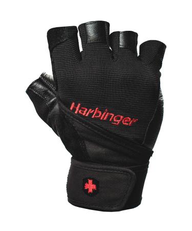 Pro Wristwrap Weightlifting Gloves Black Men's X-Large