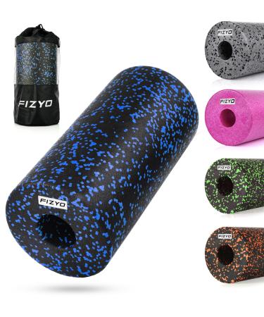 Fizyo fascia roller for fitness yoga and rehabilitation self-massage massage roller for back spine Foam scooter medium-hard EPP foam (29 x 15 cm) including transport bag (blue) - Buy Online on GoSupps.com