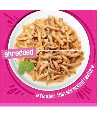 Friskies Shredded Wet Cat Food Poultry & Fish Combo Variety Pack 4 Flavours - 156 g Can (32 Pack) - Buy Online on GoSupps.com