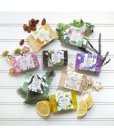 Handmade Soap Set for Fathers Day - 8 Piece Variety Pack for Men, Women & Teens | Natural Scented Bar Soap with Vitamin E & Shea Butter - 100g Ea - Buy Online on GoSupps.com