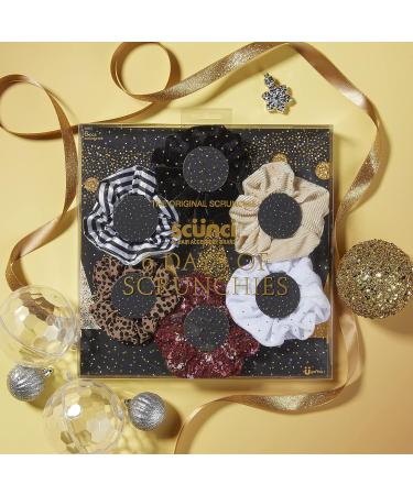 Six Days of Scrunchies Glamour Gift Set - Original Scrunchie with 6 Unique Designs in Presentation Box - Buy Online on GoSupps.com