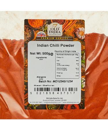 Old India Indian Chilli Powder 500g - Authentic Spice Blend for Culinary Delights - Buy Online on GoSupps.com