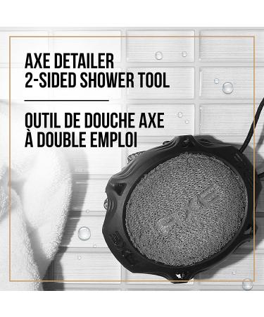 Axe Detailer 2-Sided Shower Tool | Dual Action for a Refreshing Clean - Buy Online on GoSupps.com