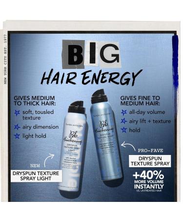 Bumble and bumble. Thickening Dryspun Texture Spray Light | For Soft Texture + Light Hold | Curly Wavy Straight 9.35 Ounce (Pack of 1) - Buy Online on GoSupps.com