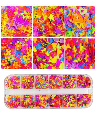 Bellelfin Chunky Nail Glitter | Holographic Mixed Shapes for Nail Art & Resin Projects - Buy Online on GoSupps.com