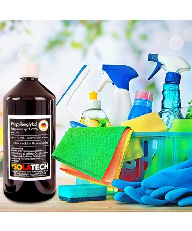  ISOLATECH ISOLATECH Propylene Glycol 5L 99.9% Pharmaceutical Grade | For Food & Cosmetics | Colorless Odorless | 1 2 Propanediol in a Can | With SABEU Fluxx Dispensing Tap - Buy Online on GoSupps.com