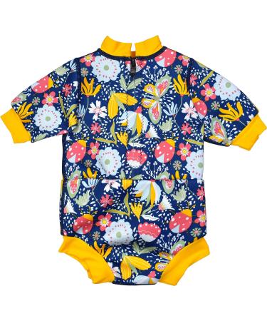 Happy Nappy Wetsuit Garden Delight 12-24 Months | Splash About Reusable Swim Nappy - Buy Online on GoSupps.com
