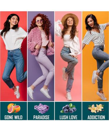 Dude's Love - Aromatic Edible Full Body Sensual Massage Oil Pack of 4 - Combo Gift Set | Trial Pack Massage Oil with Essential Oils - 120 ML Trial Pack (Vanilla Fruity Berry Floral) 30 ml (Pack of 4) - Buy Online on GoSupps.com